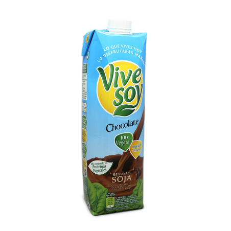 Vive Soy Bebida de Soja Chocolate / Chocolate Soya Drink 1L