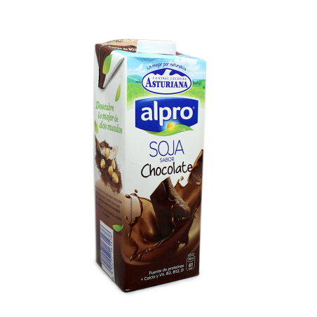 Asturiana Alpro Soja Chocolate / Chocolate Soya Drink 1L