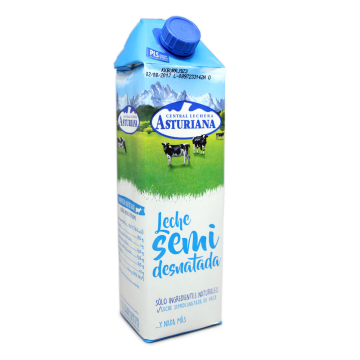 Asturiana Leche Semidesnatada 1L