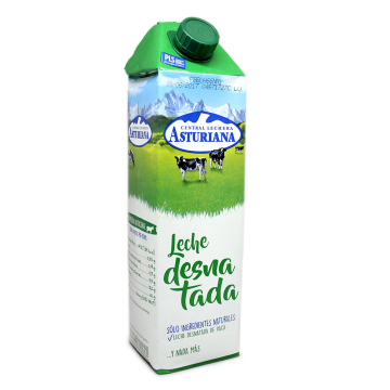 Asturiana Leche Desnatada 1L