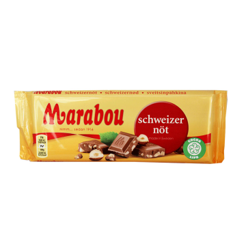 Marabou Schweizernöt / Hazelnuts Chocolate 100g