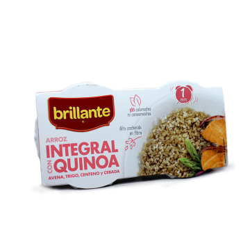 Brillante 1minuto Arroz Integral con Quinoa 2x125g