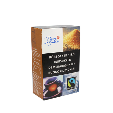 Dan Sukker Rörsocker Strö / Cane Sugar 500g