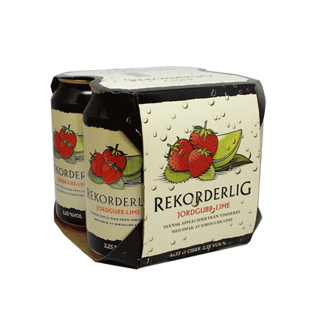 Rekorderlig Jordgubb-Lime / Sidra de Fresa-Lima 33cl