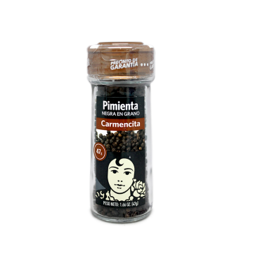 Carmencita Pimienta Negra en Grano / Black Pepper Grains 47g