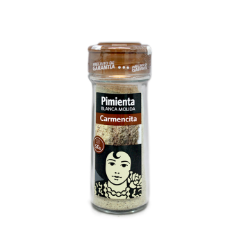 Carmencita Pimienta Blanca Molida / Ground White Pepper 50g