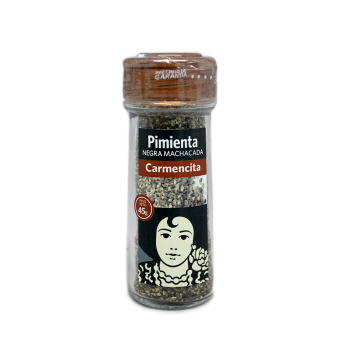 Carmencita Pimienta Negra Machacada / Crushed Black Pepper 45g