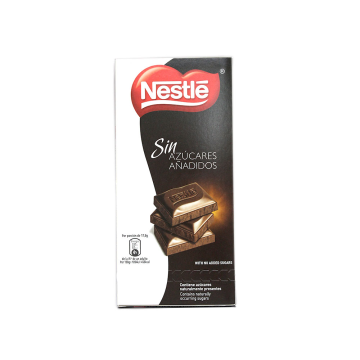 Nestlé Chocolate Sin azúcares Añadidos 125g