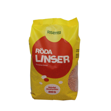 Risenta Röda Linser / Lentejas Rojas 500g