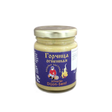 Горчица огненная Казачье Застолье 100g Zastolie Dijon Mustard Kazachie