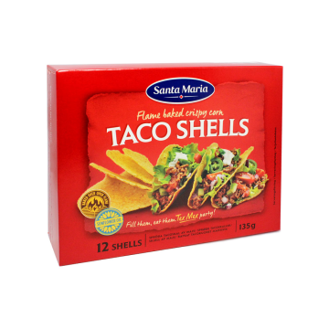 Santa Maria Taco Shells x12 / Tacos 135g