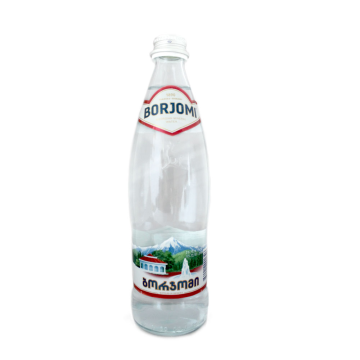 Боржоми Вода с газом стекло 0,5л/ Borjomi Agua con Gas Cristal 0,5L