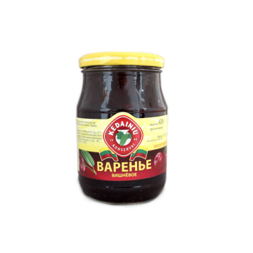 Kedainiu Варенье из вишни без косточки  430г/ Cherry Preserve 430g