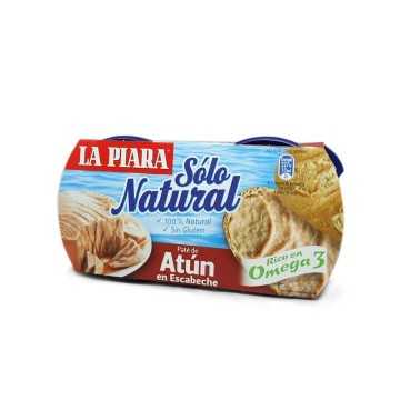 La Piara Sólo Natural Paté de Atún en Escabeche x2