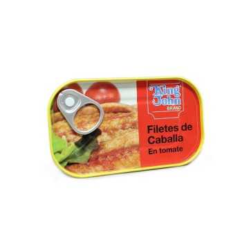 King John Filetes de Caballa en Tomate 125g/ Mackerel in Tomato Sauce