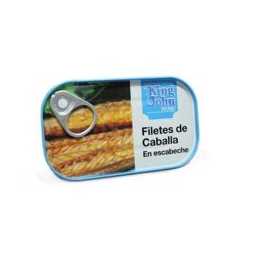 King John Syltet Makrel Fillets / Filetes de Caballa en Escabeche 125g