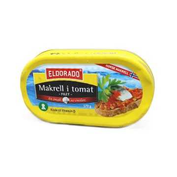 El Dorado Makrell i Tomat Filet / Filetes de Caballa en Tomate 170g