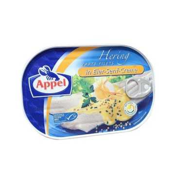 Appel Hering Filets in Eir-Senf-Creme 200g/ Arenques en Mostaza y Huevo