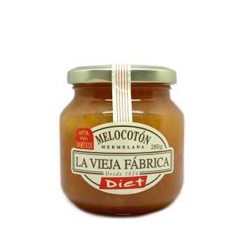 La Vieja Fábrica Diet Mermelada Melocotón 280g/ Peach Jam for Diabetics