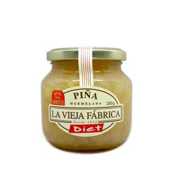 La Vieja Fábrica Diet Mermelada Piña 280g/ Pineapple Jam for Diabetics