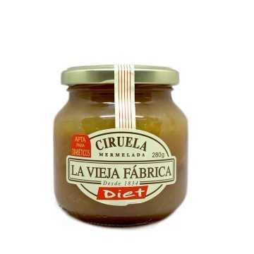 La Vieja Fábrica Diet Mermelada Ciruela 280g/ Plum Jam for Diabetics