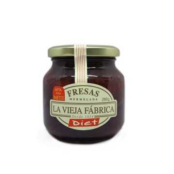 La Vieja Fábrica Diet Mermelada Fresas 280g/ Strawberry Jam for Diabetics