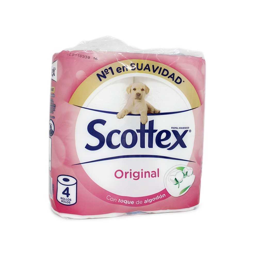 Scottex Original Papel Higiénico x4