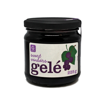 Garant Svart Vinbärs Gelé / Blackcurrant Jelly 225g