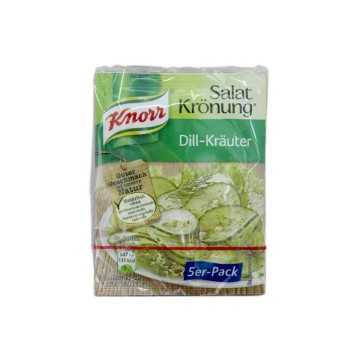 Knorr Salatkrönung Dill-Kräuter / Mezcla para Ensalada de Eneldo y Especias x5