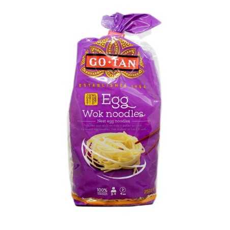 Go-Tan Egg Wok Noodles / Fideos de Huevo para Wok 250g