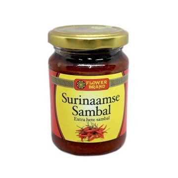 Flower Brand Surinaamse Sambal / Pasta Picante para Sambal 200g