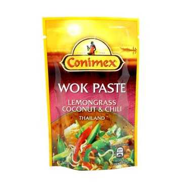 Conimex Wok Paste Lemongrass&Coconut&Chili / Pasta para Wok Hierba Limón, Coco y Chili 130g