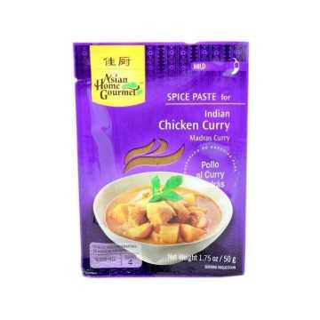 Asian Home Gourmet Indian Madras Curry / Pasta de Pollo al Curry Madrás 50g