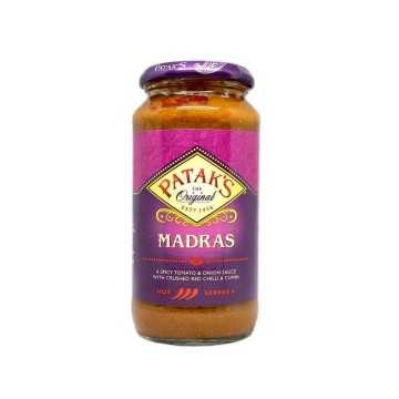 Patak's Madras Hot Sauce / Salsa Madras Picante 450g