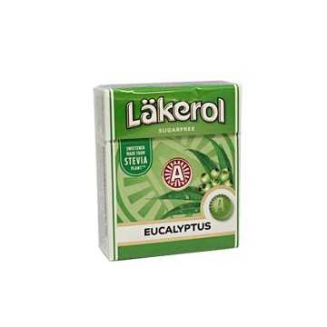 Läkerol Eucalytus / Liquorice and Eucalyptus Sugar Free 25g