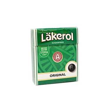 Läkerol Original / Caramelos con sabor a Regaliz Original Sin Azúcar 23g