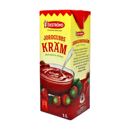 Ekströms Jordgubbs Kräm / Salsa de Fresa 1L