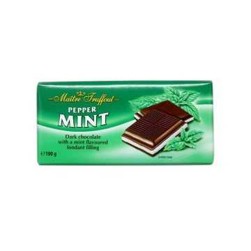 Maitre Truffout  Pepper Mint Schokolade 100g/ Chocolate with Mint