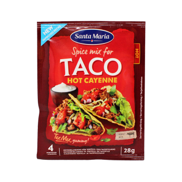 Santa Maria Taco Spice Mix Hot Cayenne 28g