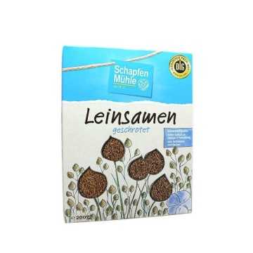 Schapfen Mühle Leinsamen Geschrotet 200g/ Crushed Flaxseed