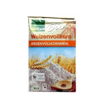 Edeka Bio Weizenvollkornmehl / Harina de Trigo Integral 1Kg