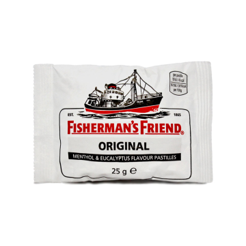 Fisherman's Friend Original Menthol&Eucalyptus / Caramelos Sabor Regaliz, Menta y Eucalipto 25g