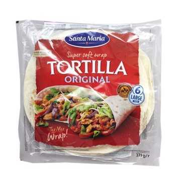 Santa Maria Tortilla Wraps / Tortillas de Trigo Mexicanas x6