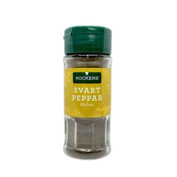 Kockens Svartpeppar Malen 43g/ Ground Black Pepper