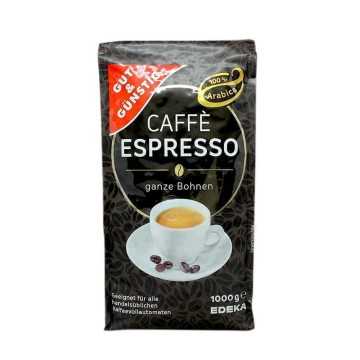 Gut&Günstig Caffè Espresso Ganze Bohnen / Café en Grano Espreso 1Kg