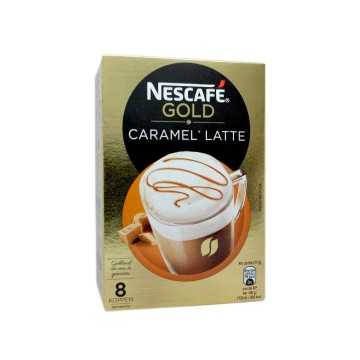 Nescafé Gold Caramel Latte / Café Latte Caramelo Instantáneo x8