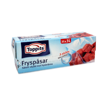 Toppits Fryspasar / Bolsas de congelación 35x3L