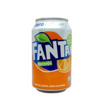 Fanta Naranja Zero 33cl/ Zero Orange Fanta