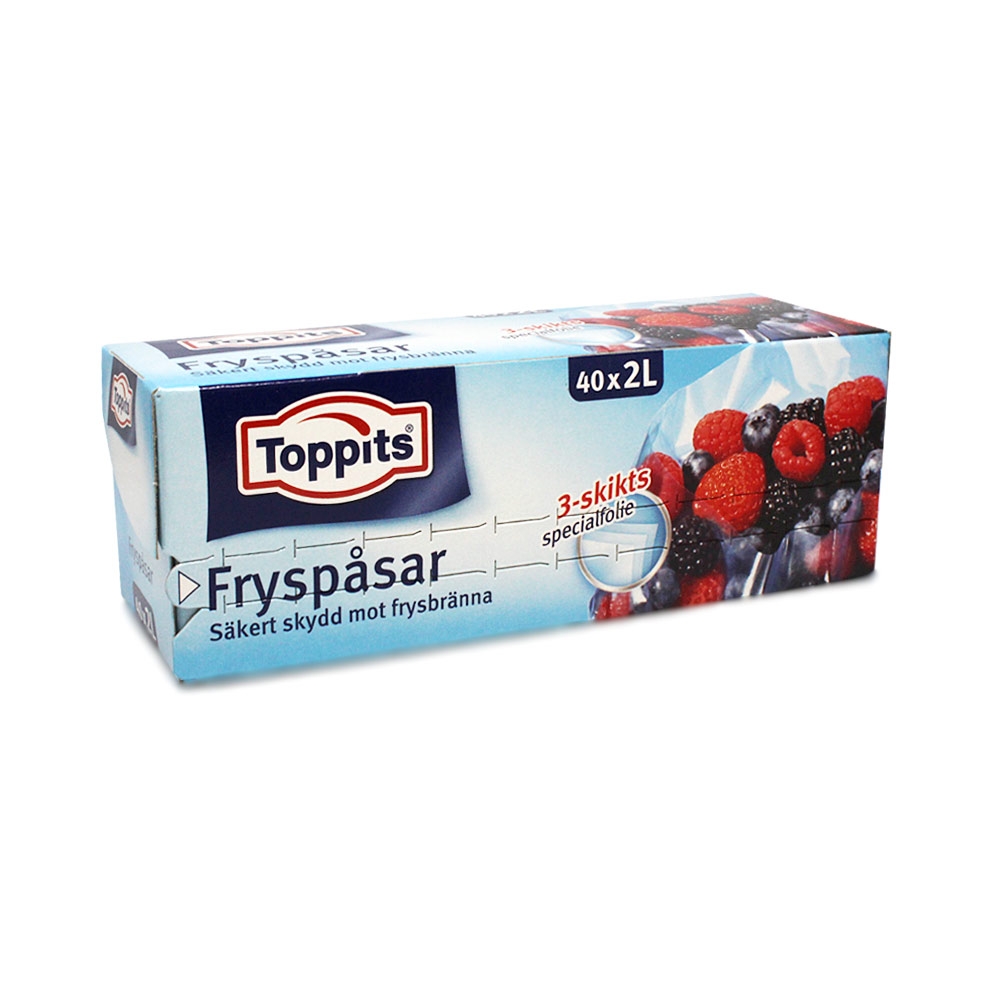 Toppits Fryspasar / Bolsas de congelación 40x2L