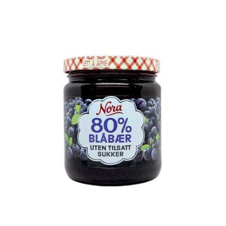 Nora Uten Tilsatt Sukker Blåbær 275g/ Blueberry Sugar-free